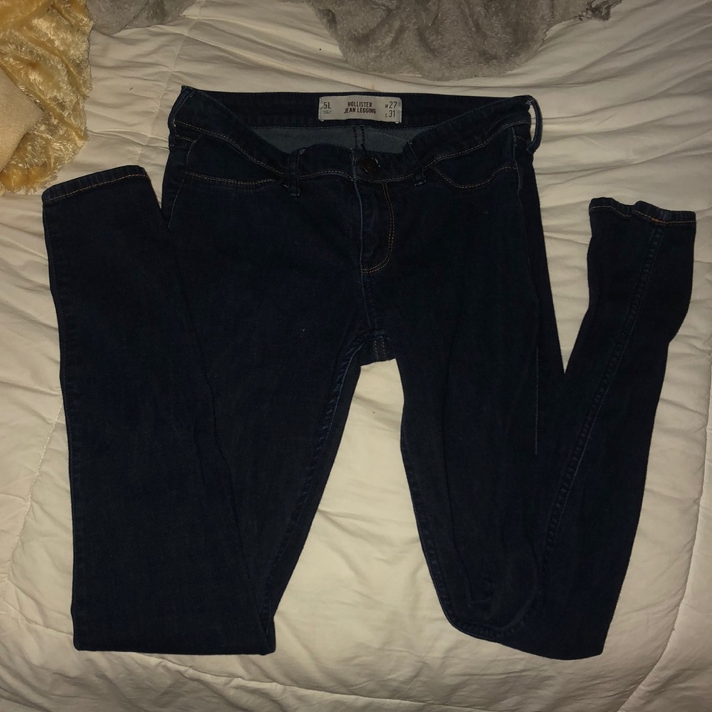 hollister jean leggings